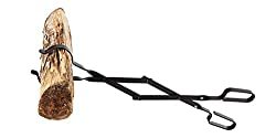 Rocky Mountain Goods Firewood Tongs Wrought Iron 26” Log Grabber – Best Choice
