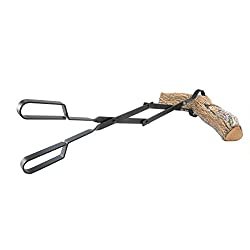 Stanbroil Outdoor Campfire Fireplace Tongs 26′′ Long Log Grabber Black – Best for Campfires 